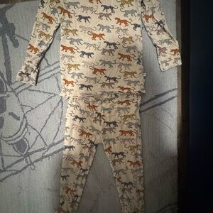 Posh Peanut Kids Pajama Set with Animal Print